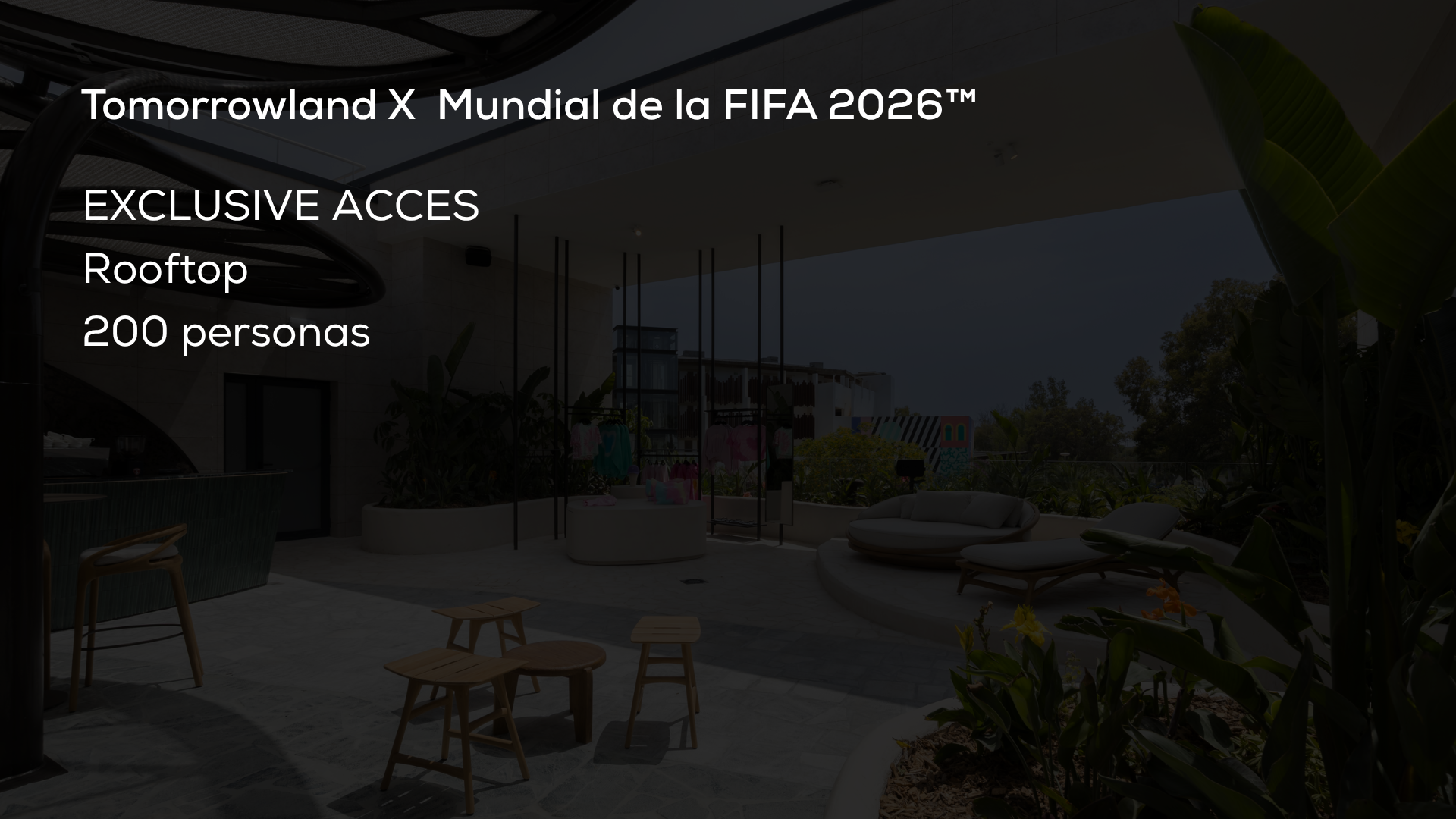 Exclusive Access Rooftop 200 personas