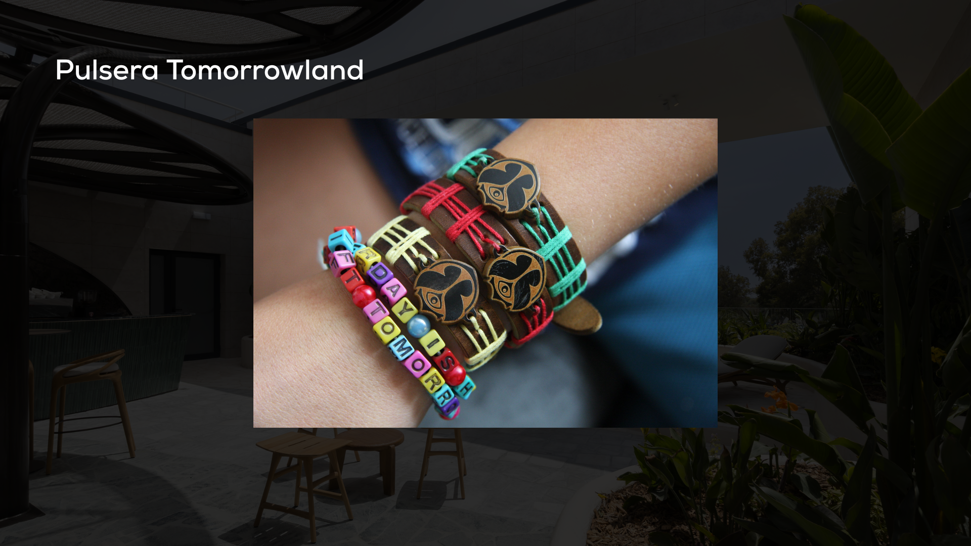 Pulsera Tomorrowland coleccionable
